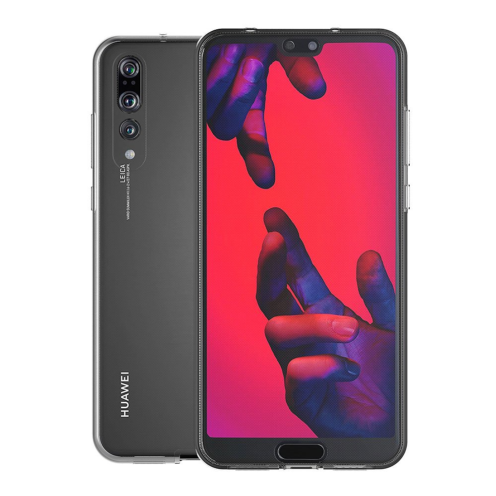 COVER PER HUAWEI P20/LITE/PRO FULL BODY 360 FRONTE RETRO CUSTODIA TRASPARENTE EB - Foto 6