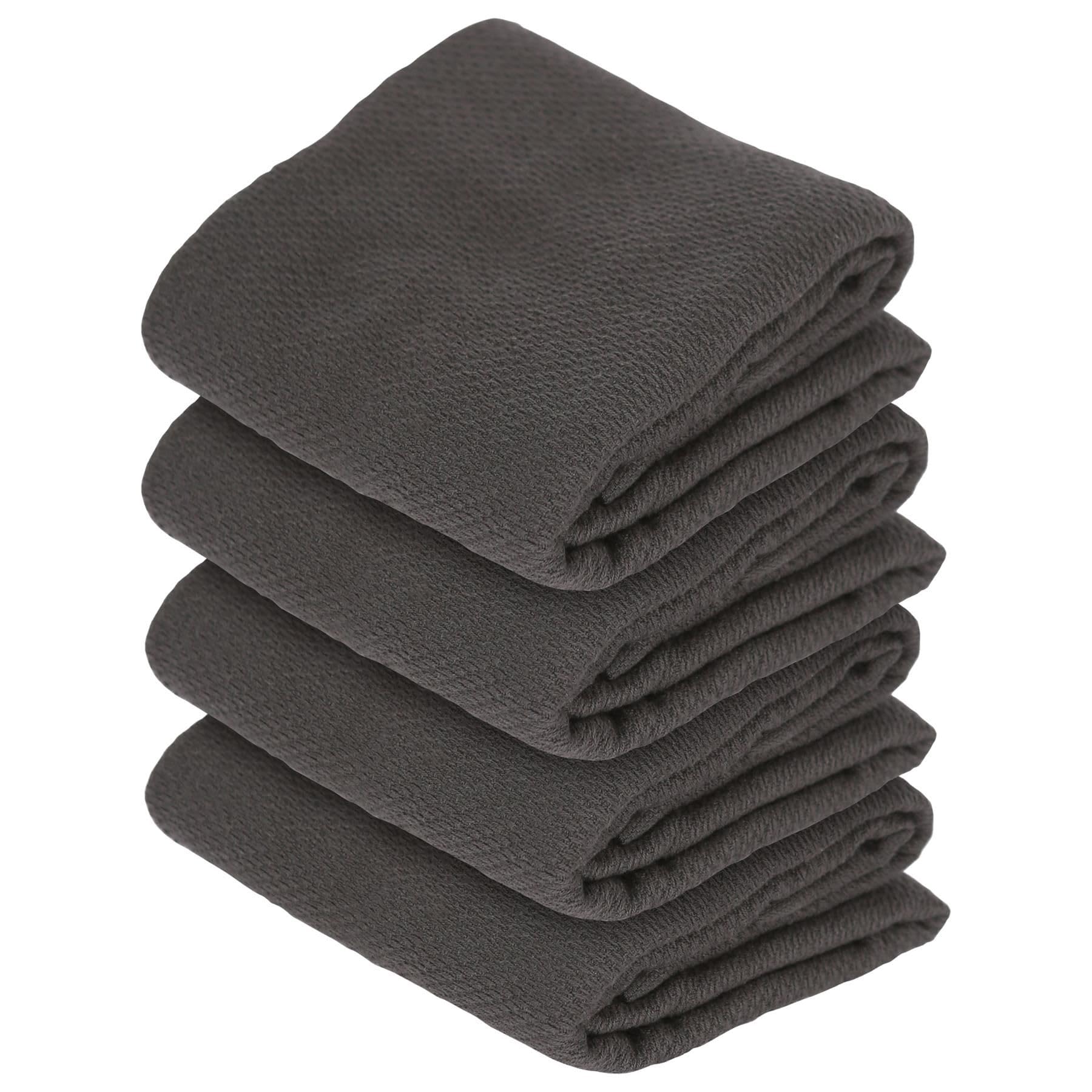 Rinkit.com Charcoal Deluxe 100% Cotton Tea Towel - 60Cm X 40Cm