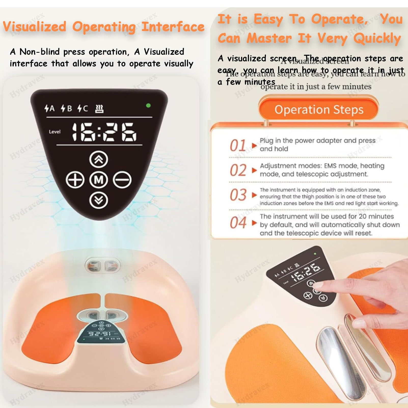 Dispositivi per esercizi del pavimento pelvico, Kegel elettrico per l'allenamento del pavimento pelvico per donne e uomini, allenatore dei muscoli del pavimento pelvico con temperatura di 38-44 °C
