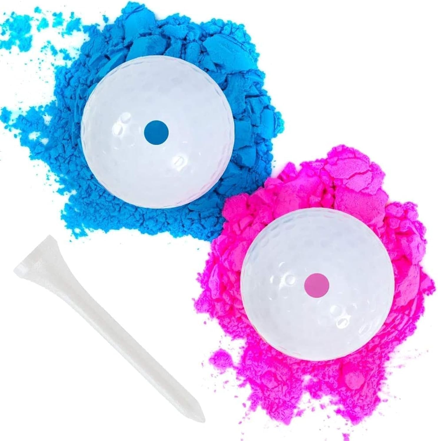 Sponsored Ad – SYOSI Gender Reveal Golf Balls, One Pink, One Blue + Wooden Tee Included, Best Gift for Expecting Parents