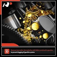 Vista 5 de A-Premium Conjunto de filtro de combustible compatible con Porsche Panamera 2010 2011 2012 2013 2014 2015 2016, 3.0L 3.6L 4.8L, repuesto #