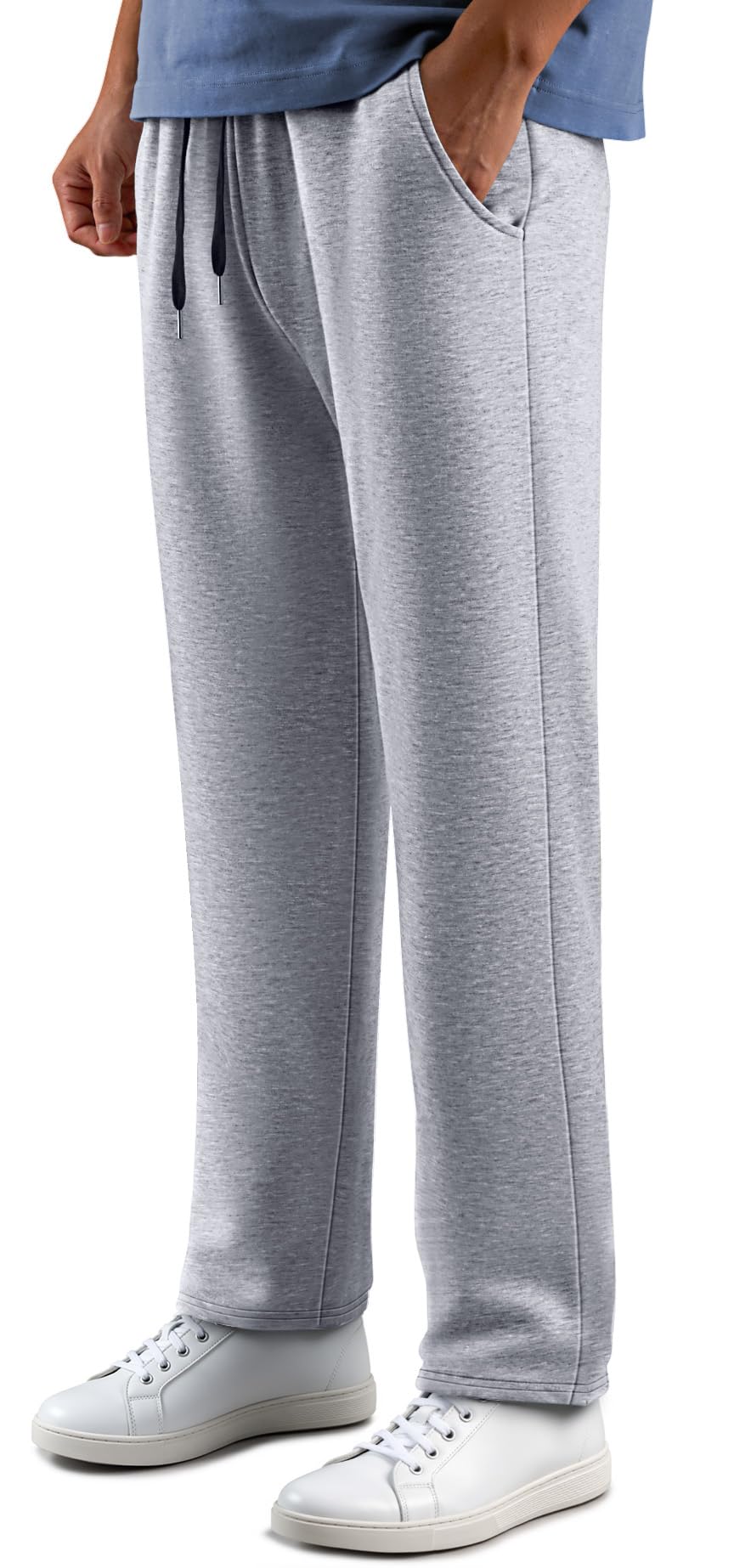 BULLIANT Pantaloni Jogging Uomo, Pantaloni Sportivi Uomo Lunghi in Cotone,Tuta da Ginnastica Jogger per Allenamento Casual