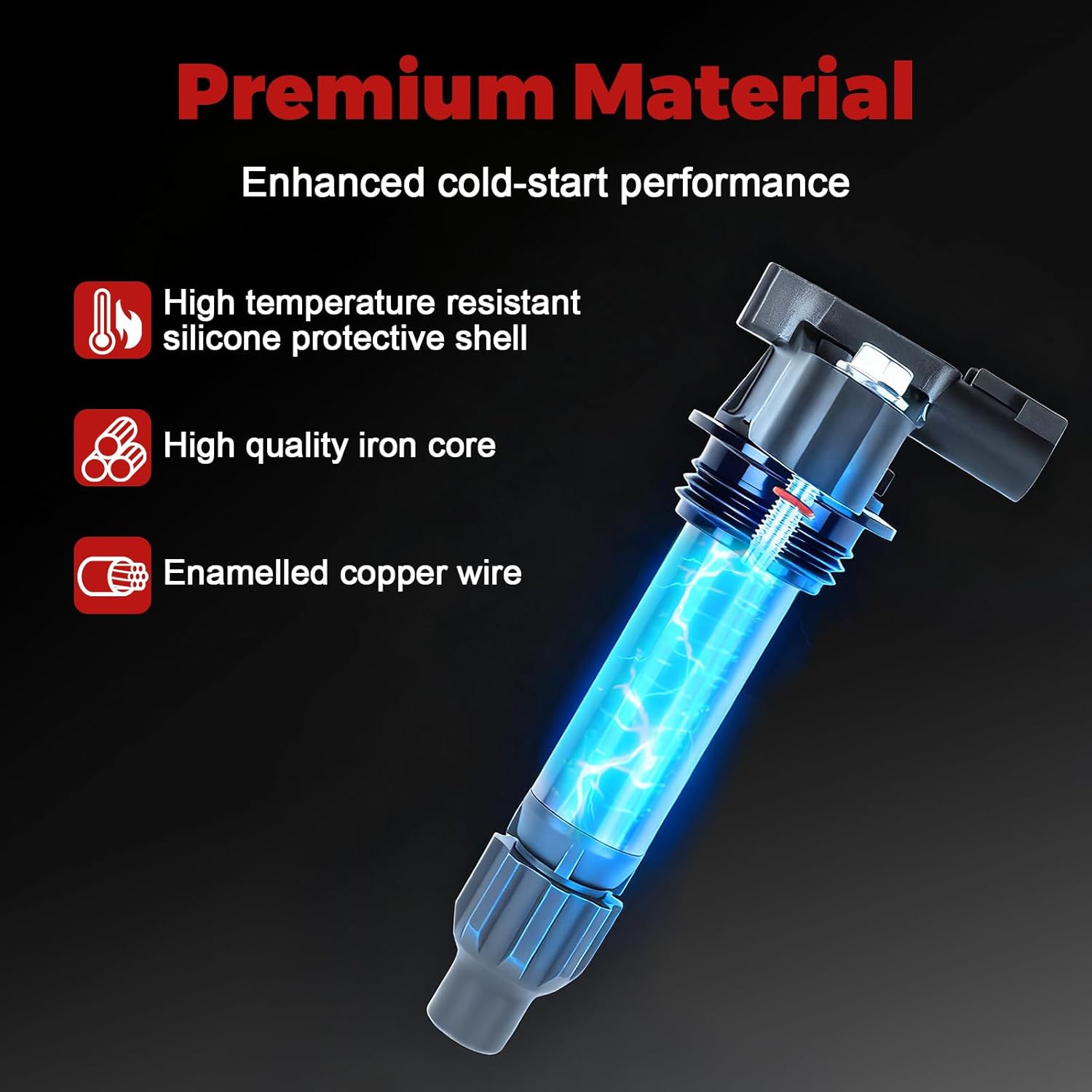 UF569 Ignition Coil Pack Compatible with Allure ATS CTS XTS Impala Acadia G6 Outlook Replace C1555 5C1612