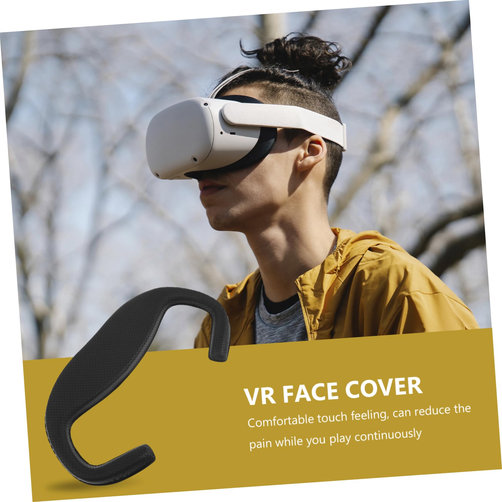 Gadpiparty 3sätze Crystal Vr Augenmaske Atmungsaktives Schweißfestes Gesichtspad Für Vr-Brillen Weich Und Hautfreundlich Ergonomisch Für Komfortable Passform Zubehör Für Gaming-headsets