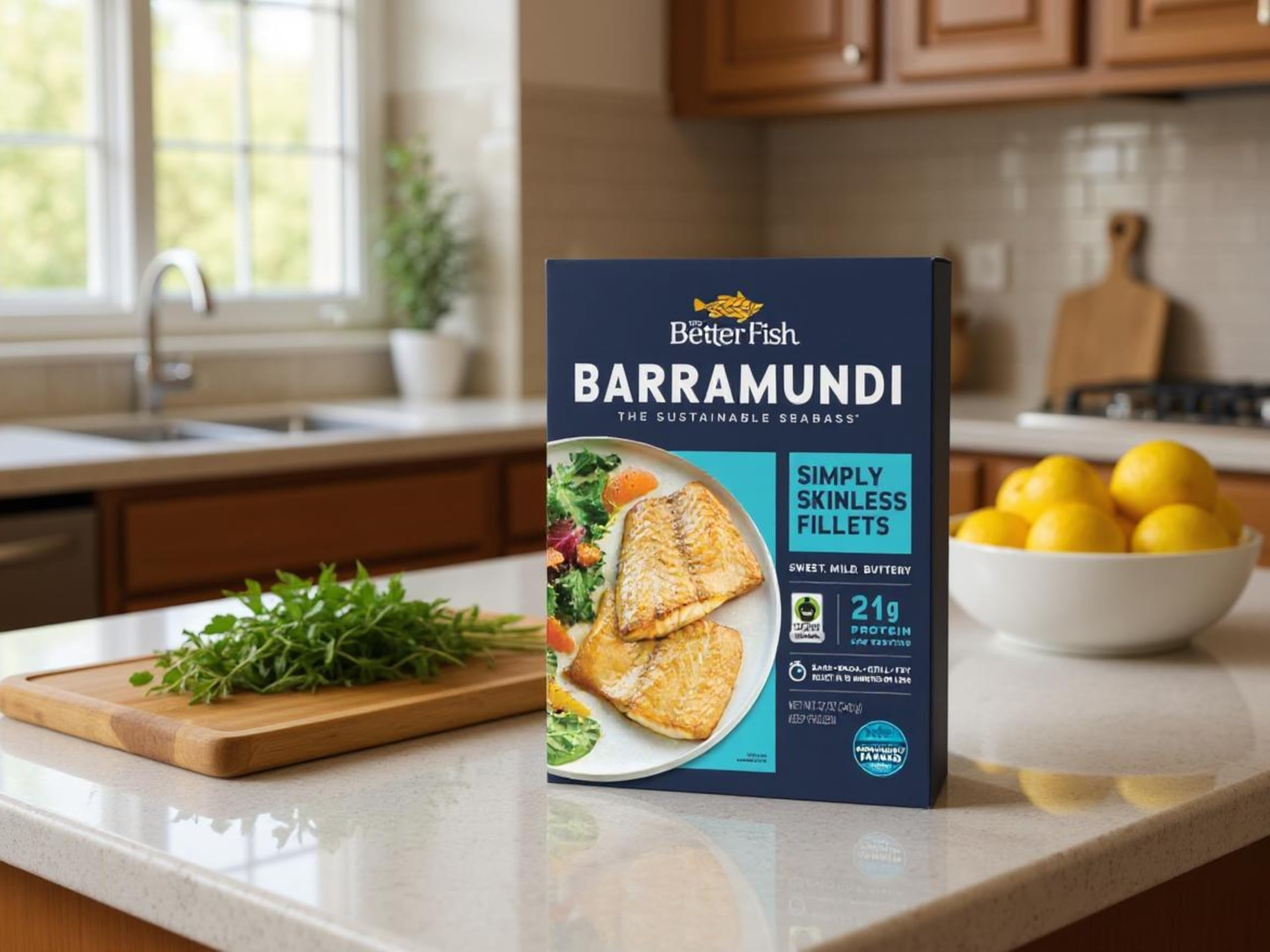 barramundi fish box Nordic Catch - Australian Skin-On Bulk Pack - 12 packs (4.2LBS) Keep frozen until ready to use Barra Tempura Fillets 3.2 kg