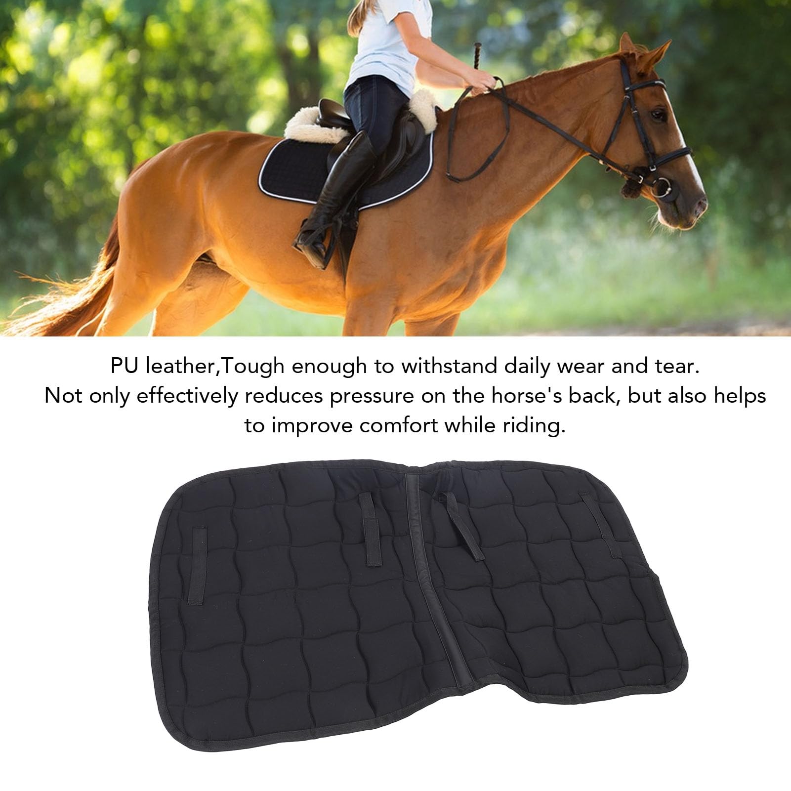 Mantilla cómoda y Transpirable Profesional para Montar a Caballo