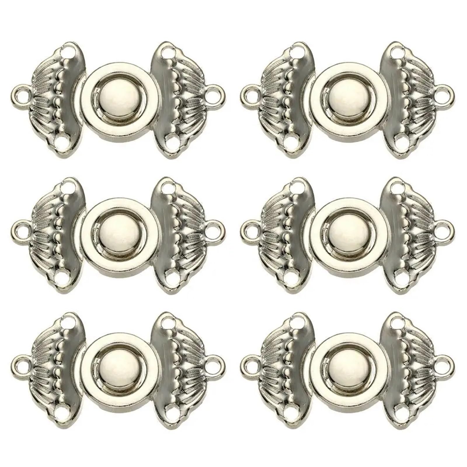 Klipsy do swetrów 80 sztuk Retro metalowe guziki szalik zapięcie sweter Cheongsam klamra łącząca krawiectwo DIY Decor kobiety broszki