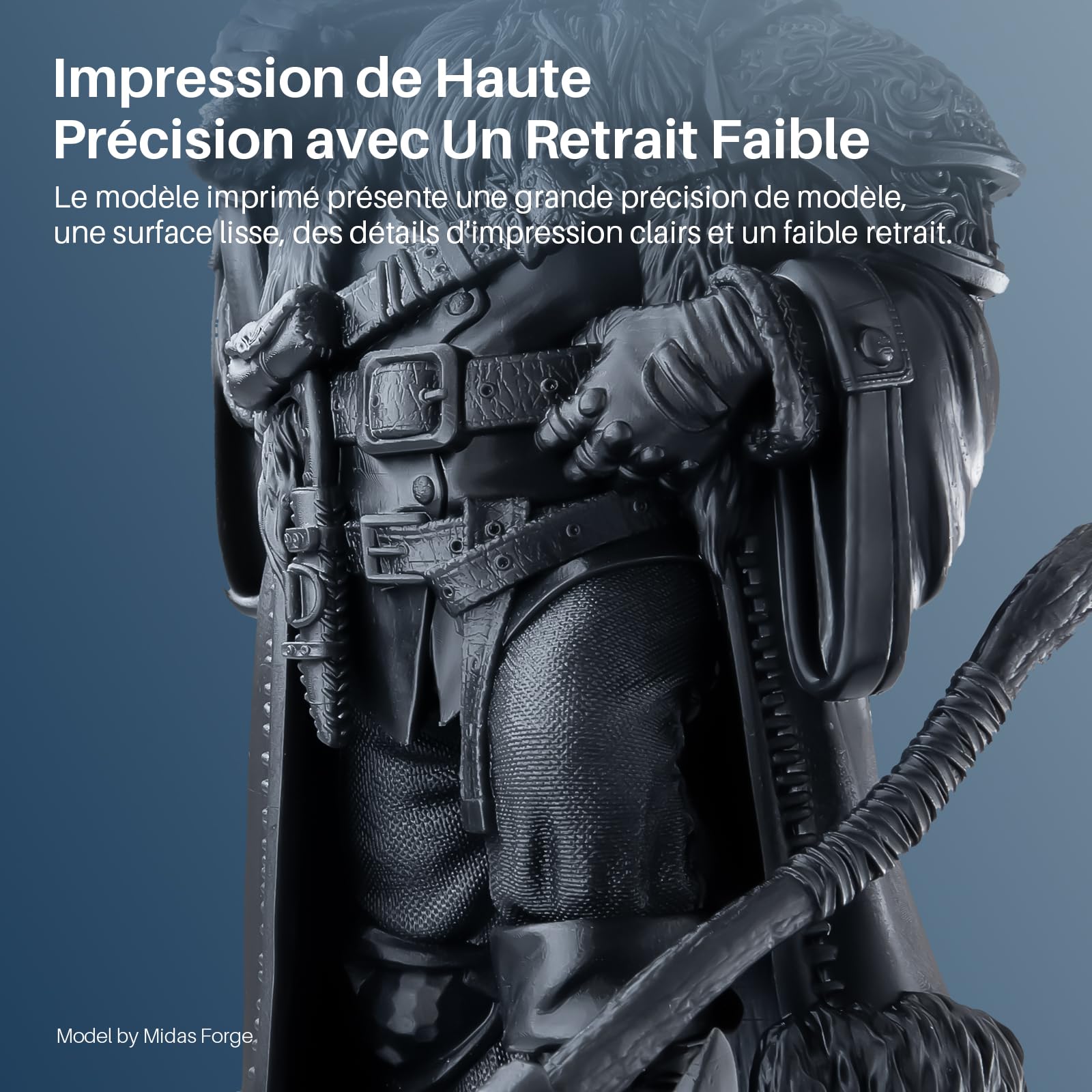 ELEGOO ABS-Like 3.0+ Résine Imprinmante 3D, Blanc 2000g, Résine ABS Like 3.0 Plus à Haute Résistance à la Chaleur, Viscosité et Retrait Faible, Durcissement UV 405nm pour Imprimante 3D MSLA/LCD/DLP