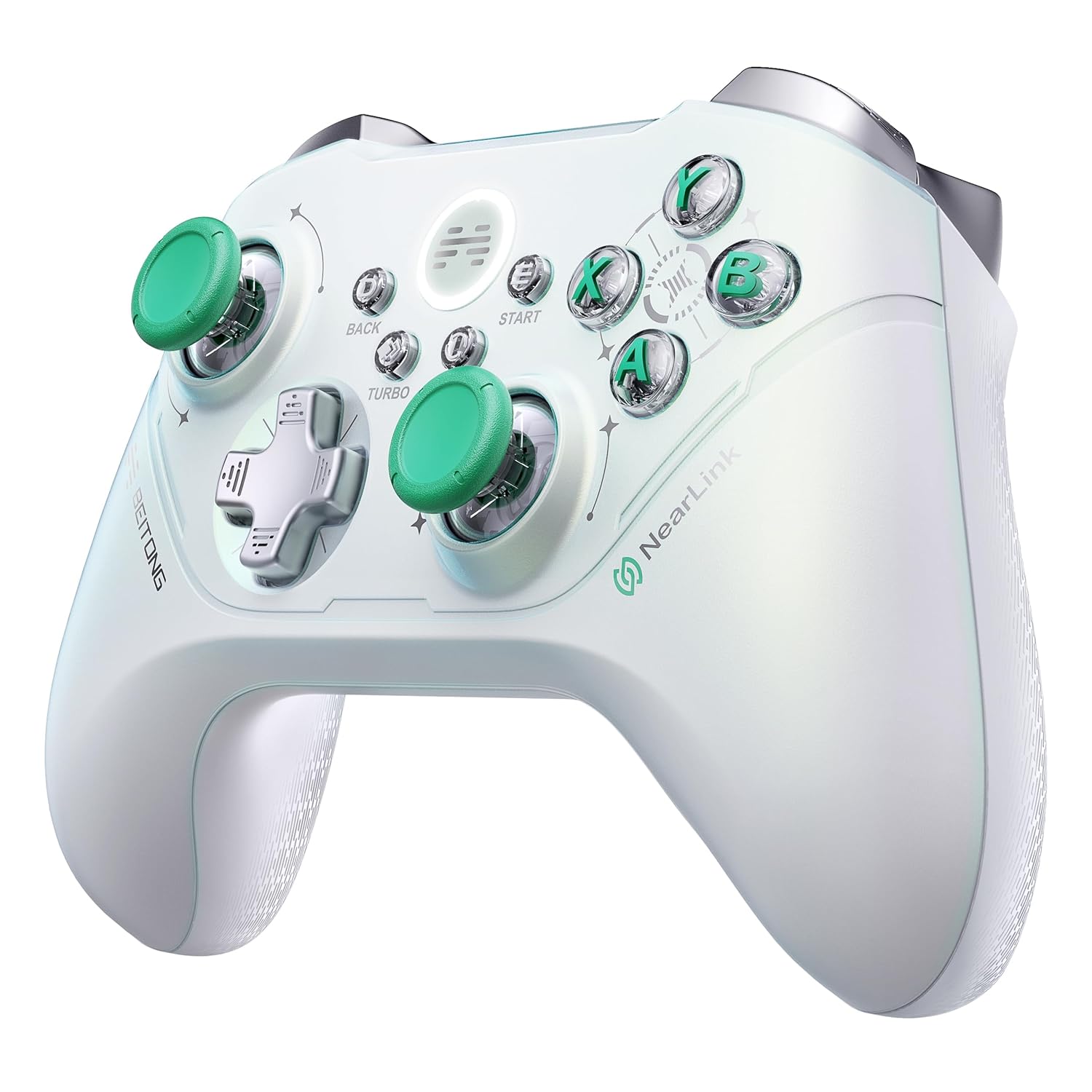 BEITONG Asura 2Pro Plus NearLink Game Controller No Drift 2000Hz Polling Rate Hall Effect Joystick Wireless Gamepad For PC Switch Tesla Gaming,Motion Control/Mechanical Button/Macro