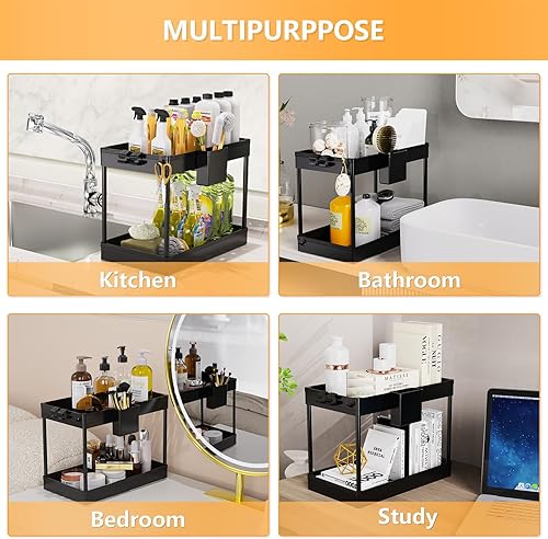 Miniatura 5 de Organizador de fregadero de secado instantáneo y organizador para debajo del fregadero