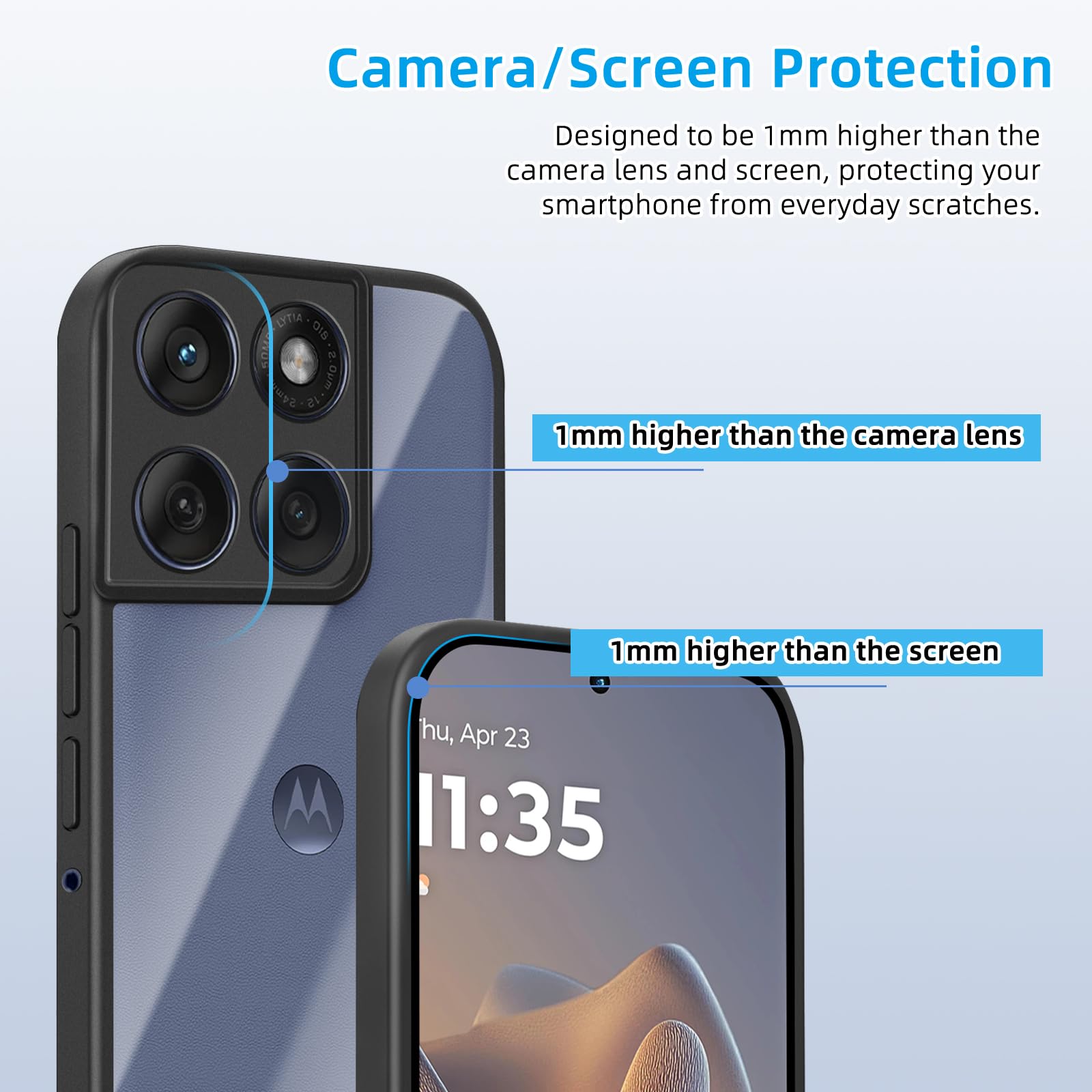 Mobilize TPU Back Cover Nero Motorola Edge 60 Fusion
