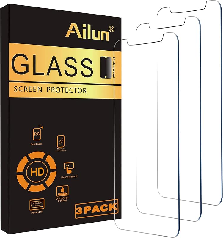 Ailun 3 Pack Screen Protector for iPhone 11 / iPhone XR, Tempered Glass | 6.1 Inch, Case Friendly, HD