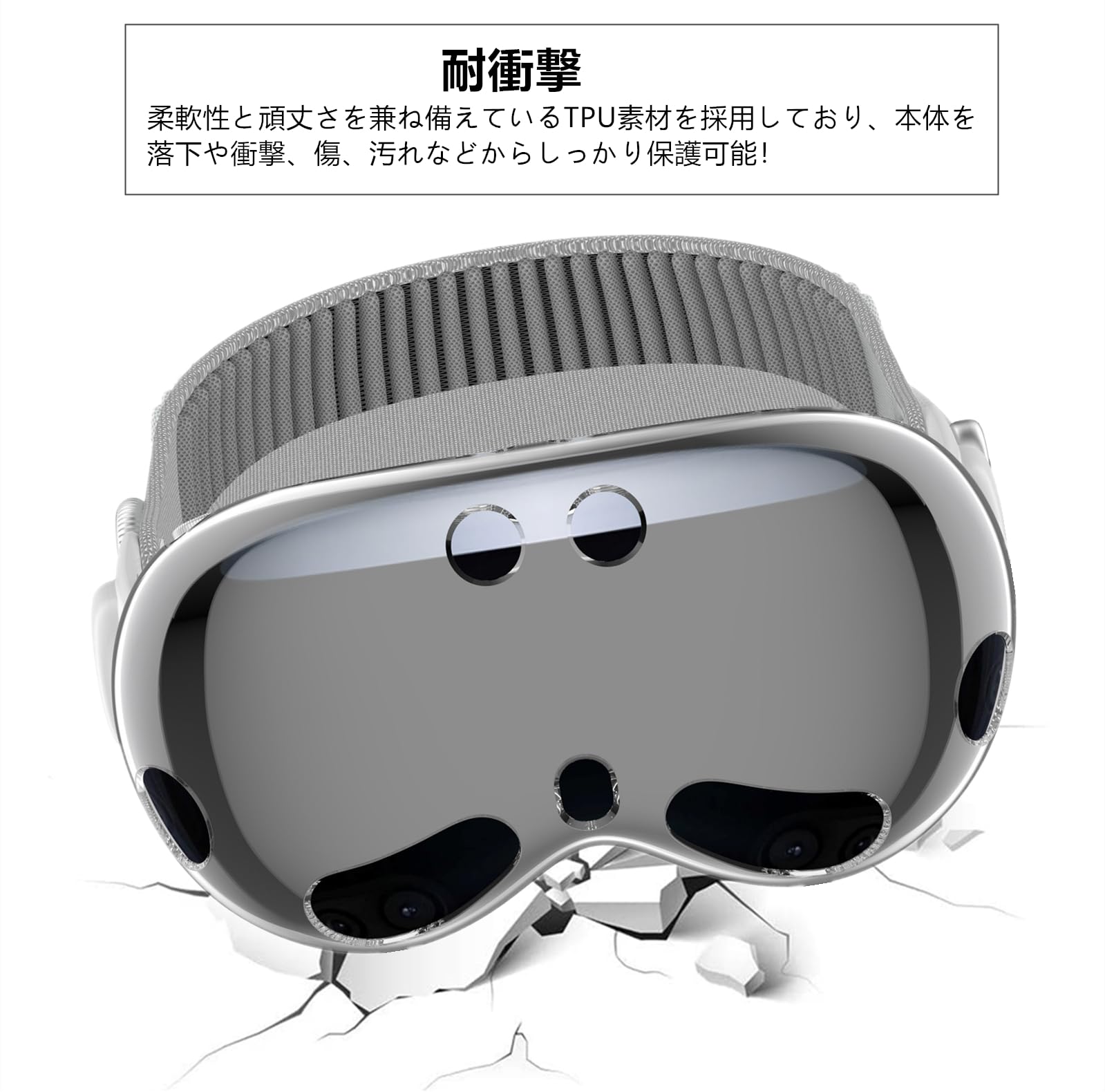SHEAWA for Apple Vision Pro ケース フロントカバー Amazon.co.jp: SHEAWA for Apple Vision Pro ケース カバー TPU
