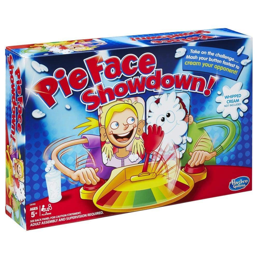 HasbroGames C0193100 Pie Face Duel Game, Party Game