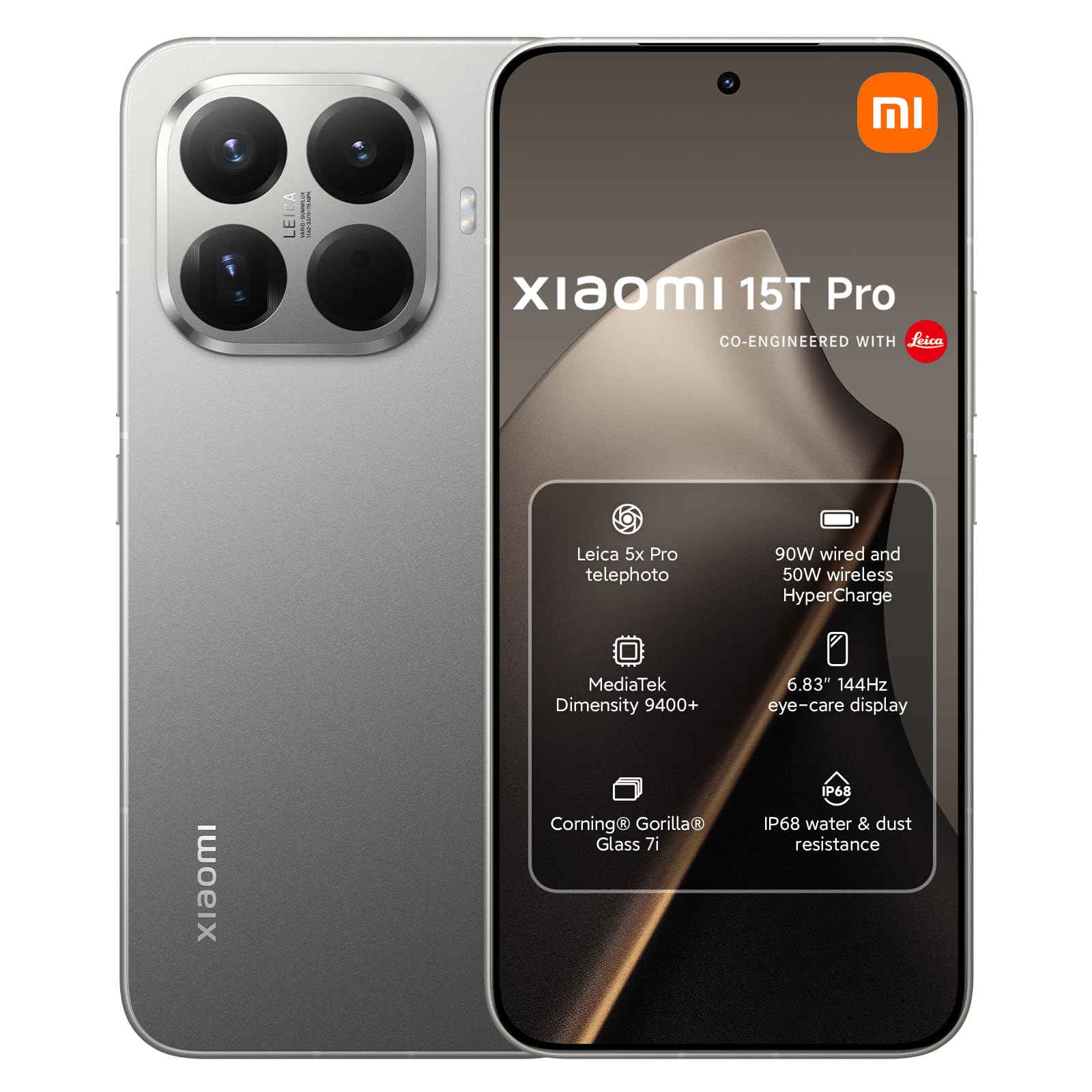 XIAOMI 15T Pro Akıllı Telefon 12GB+256GB, 144Hz 6.8 inç Göz Bakımı