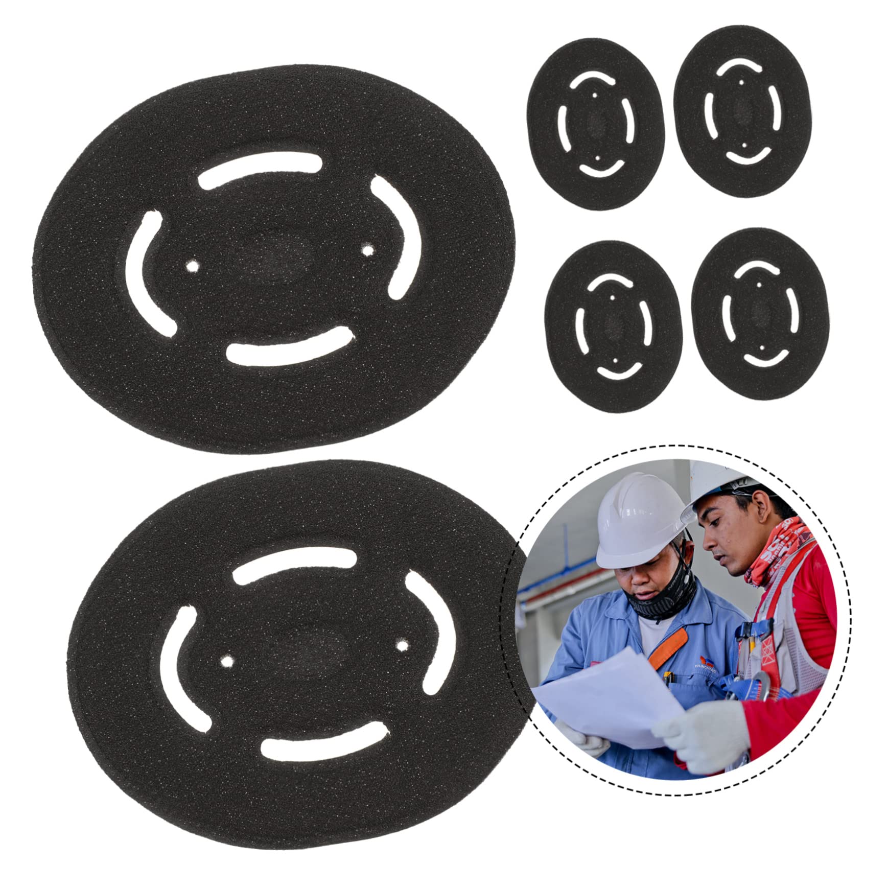 50piezas Forros Para Casco De Seguridad Accesorios De Casco Duro Forros Absorbentes De Sudor Para Trabajos Al Aire Compatibles La Mayoría