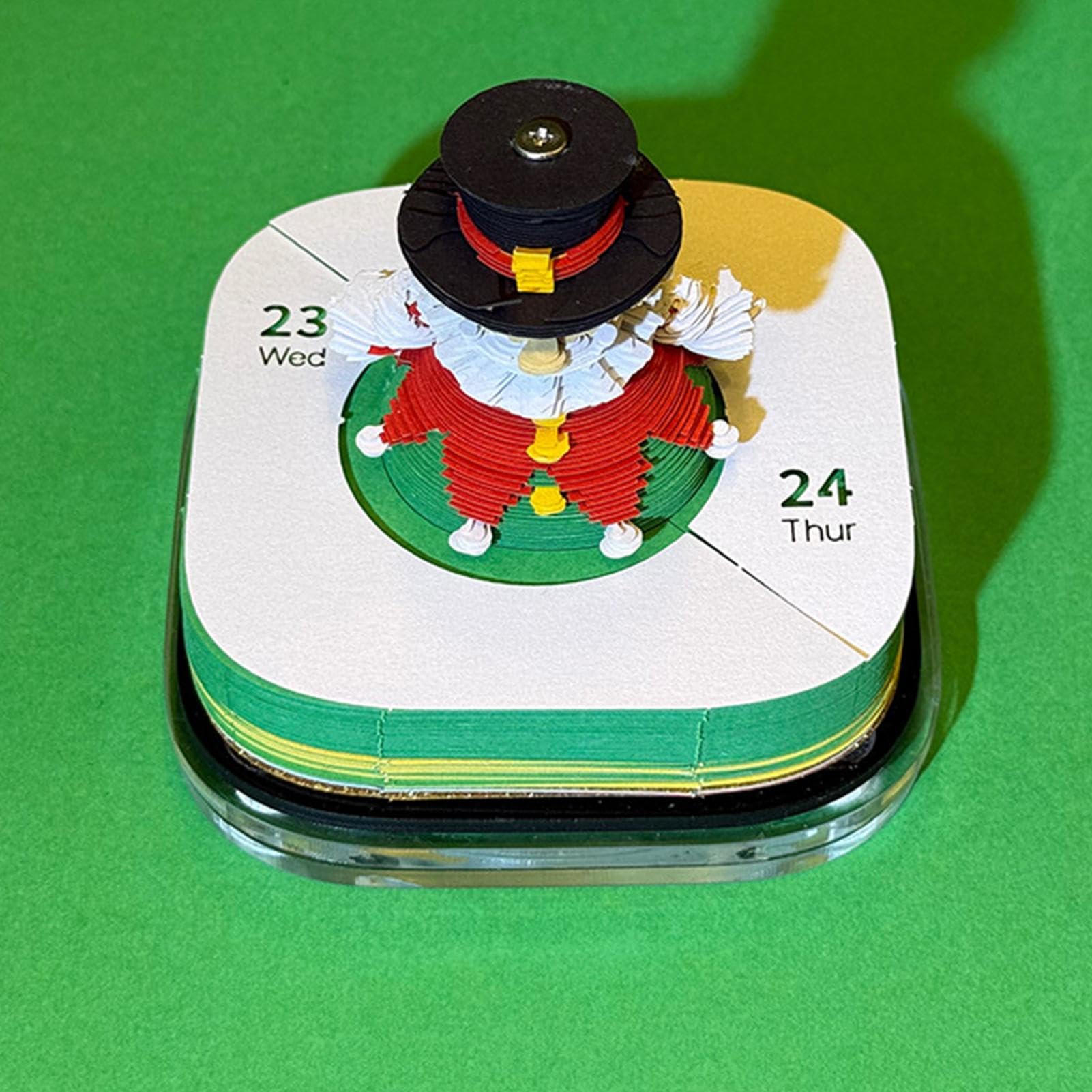 Calendario 3D 3D Del Circo Calendario Da Scrivania | Taccuino Organizer Per Gestione Pianificazione Quotidiana Monitoraggio Faccende Per Adulti Bambini Casa Ufficio Scuola