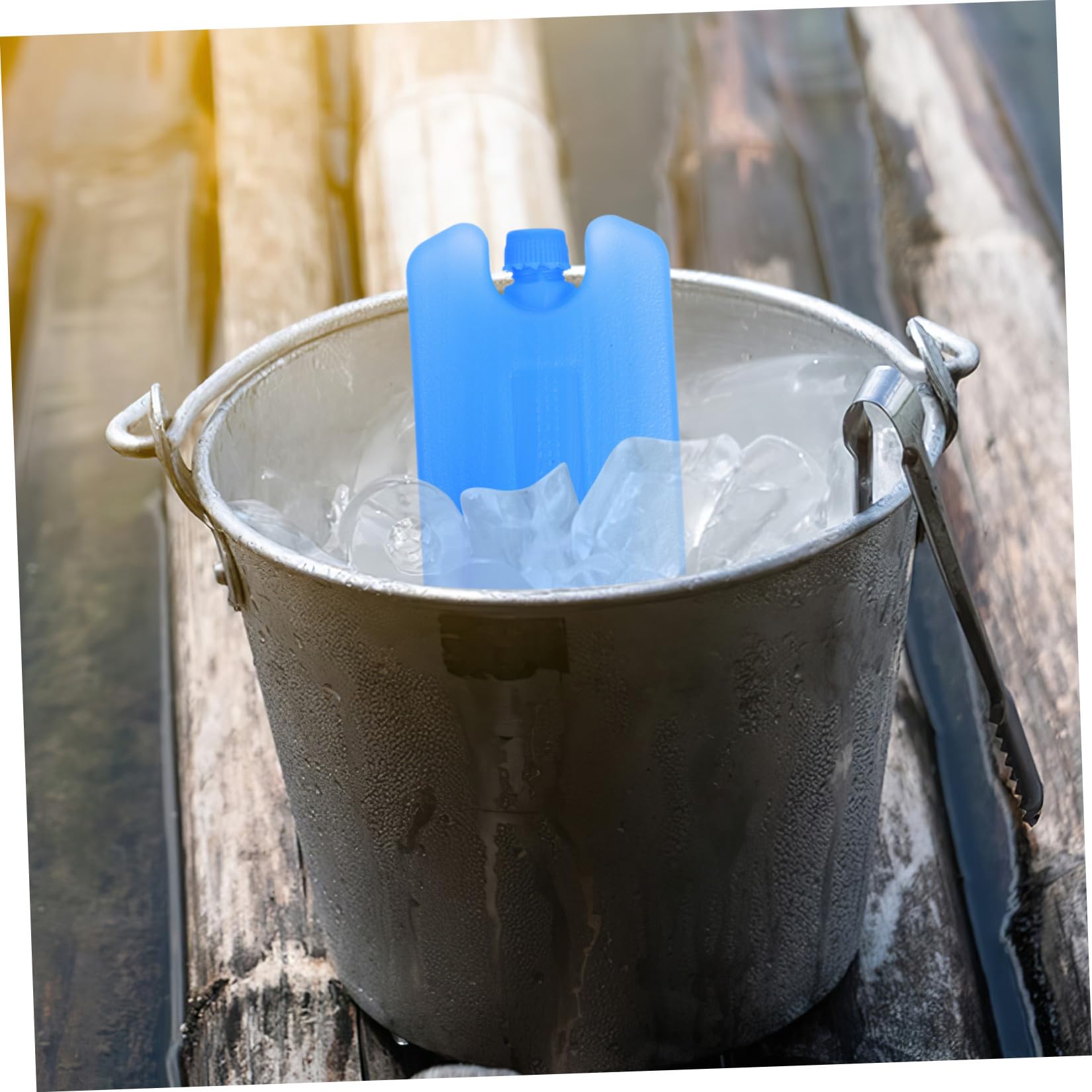 ABOOFAN 4pezzi Impacchi di Ghiaccio Riutilizzabili per Raffreddatori d Aria Ghiaccio Portatile Medio per Ventilatori Condizionatori Blu per Borsa Termica