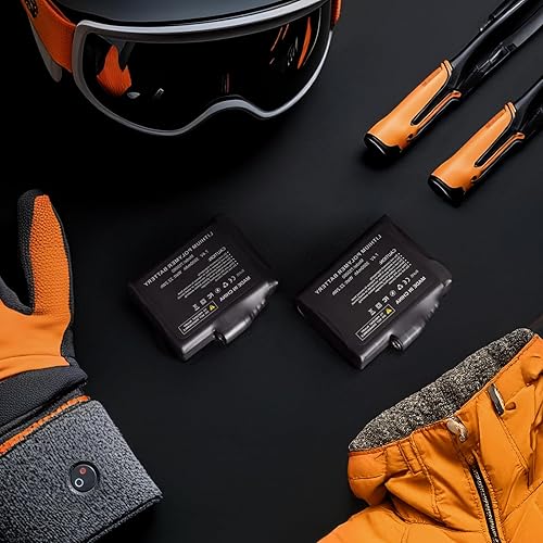 Miniatura 6 de Batería de 3000mAh 7.4V para guantes calentados, juego de repuesto recargable de polímero de litio compatible con calcetines, sombreros, gatos,