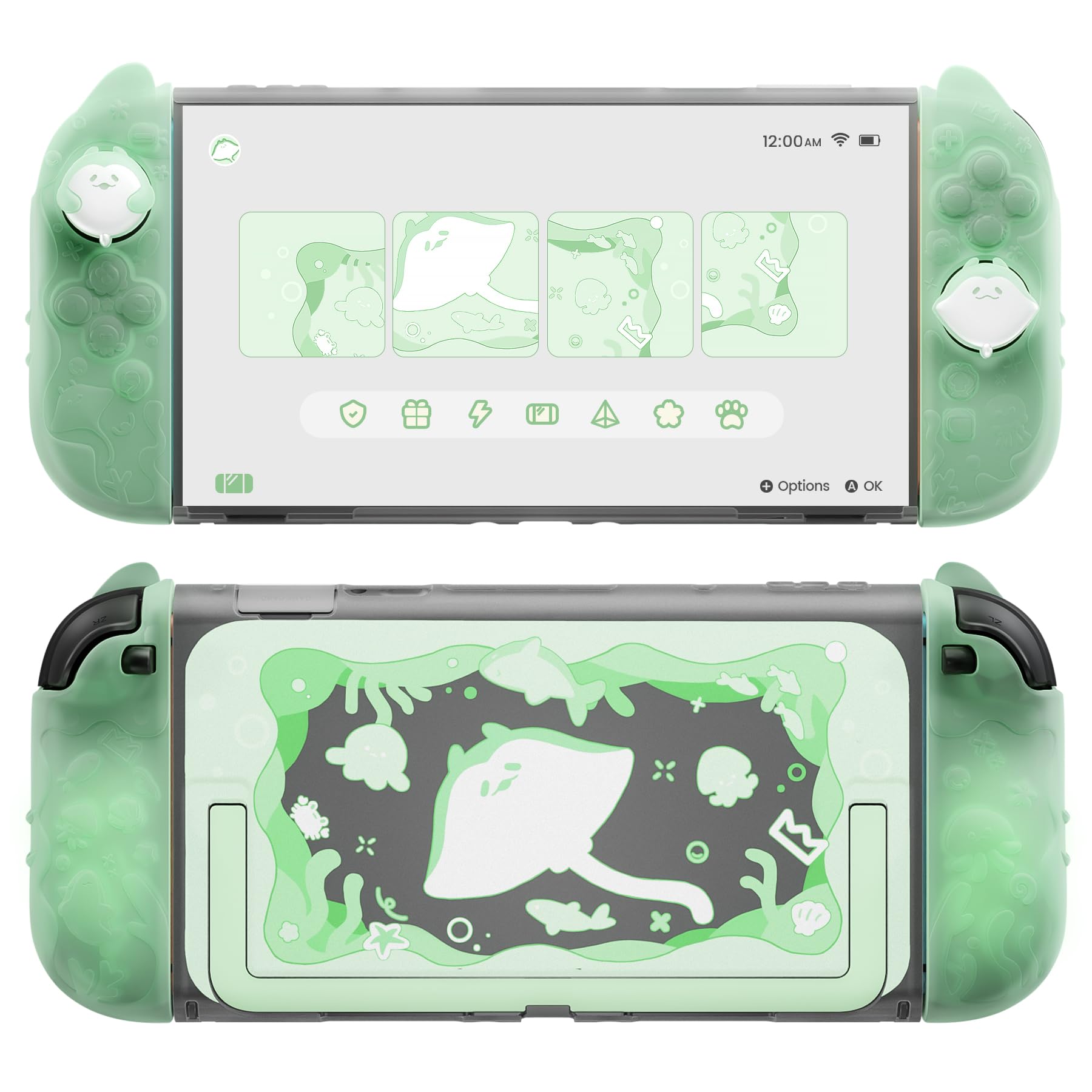 playvital Protective Case for Nintendo Switch 2, Kawaii Ocean Whisper Series