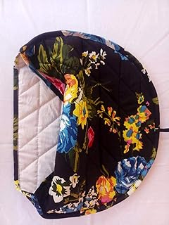 Marusthali Handmade Indian Print Cotton Tea Cosy Tea Cozy teapot Kettle Cover Teapot Cover Traditional Tea Quilt Tea Cozies (black &green)