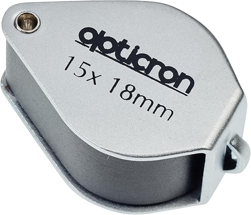 Miniatura 8 de Opticron Lupa plegable de metal de 0.394 x 0.709 in (0.7")