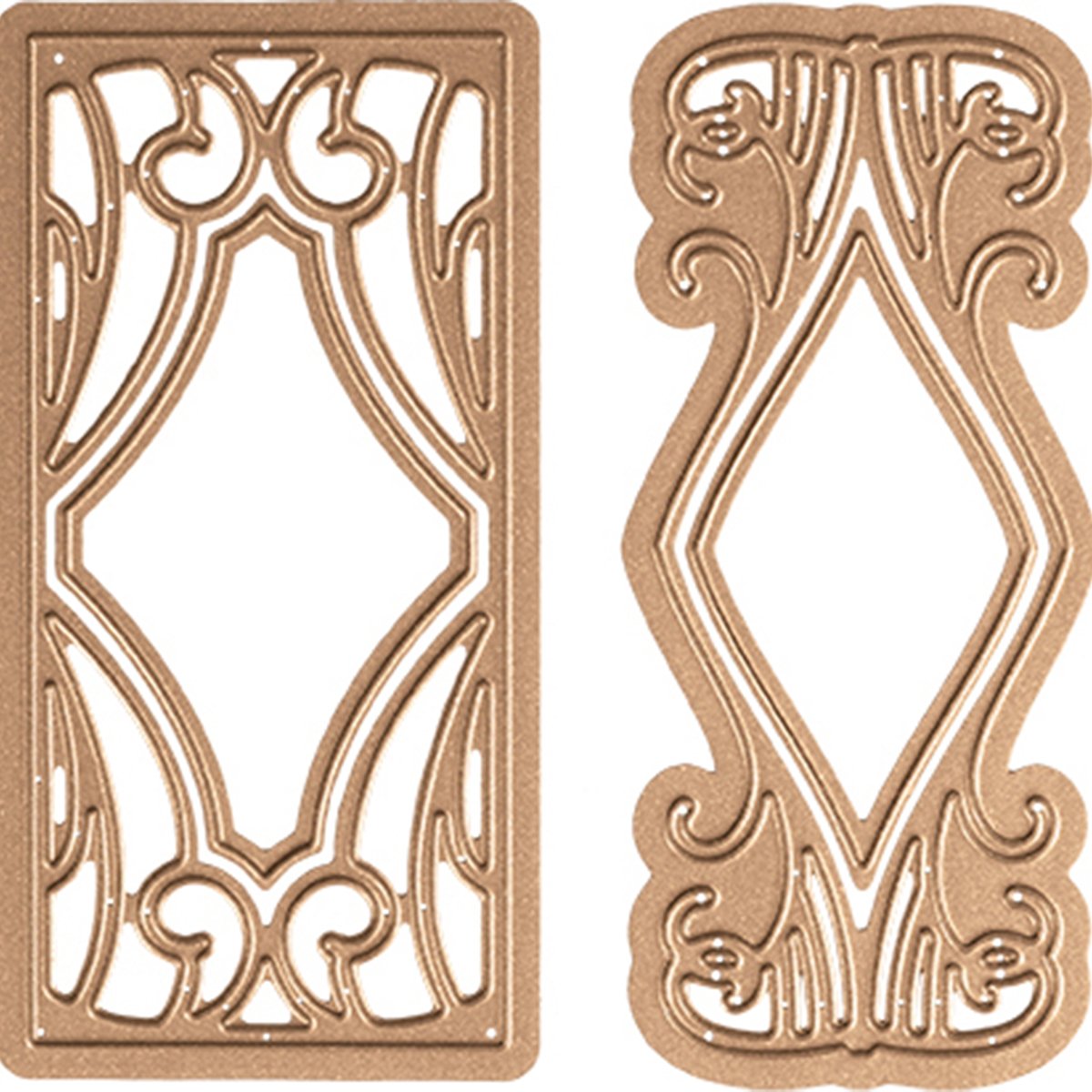 SpellbindersShapeabilities Metro Style Tags Die, Metal, Brown, 19.6 x 12.3 x 0.2 cm