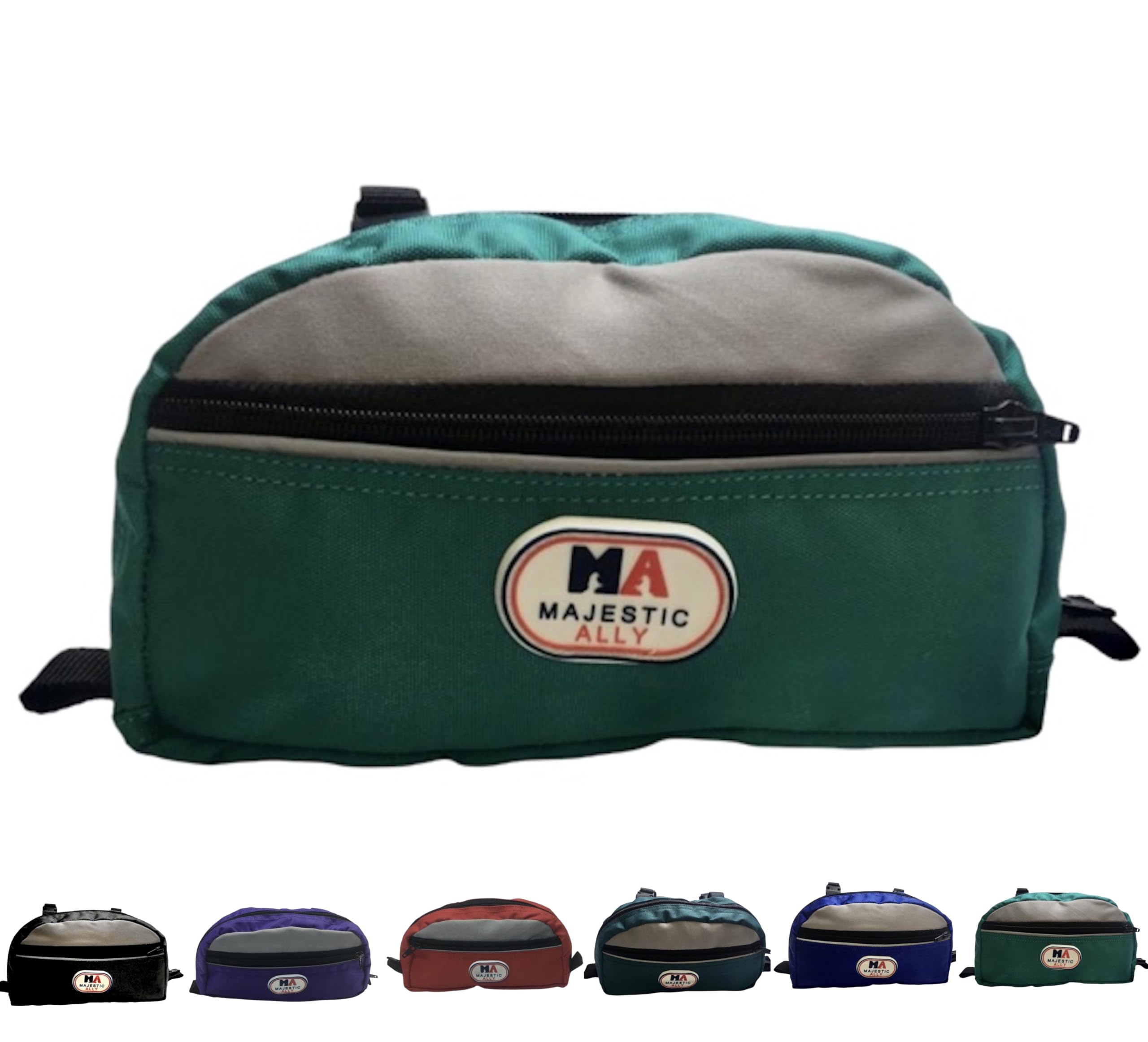Majestic Ally Nylon Reflective Horse Pommel Bag, Waterproof Pouch Sack for Equine Saddle Accessories (Turquoise)