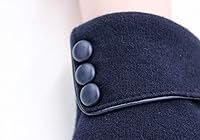 Vista 21 de Tomily - Guantes de forro polar para mujer con pantalla táctil Gris