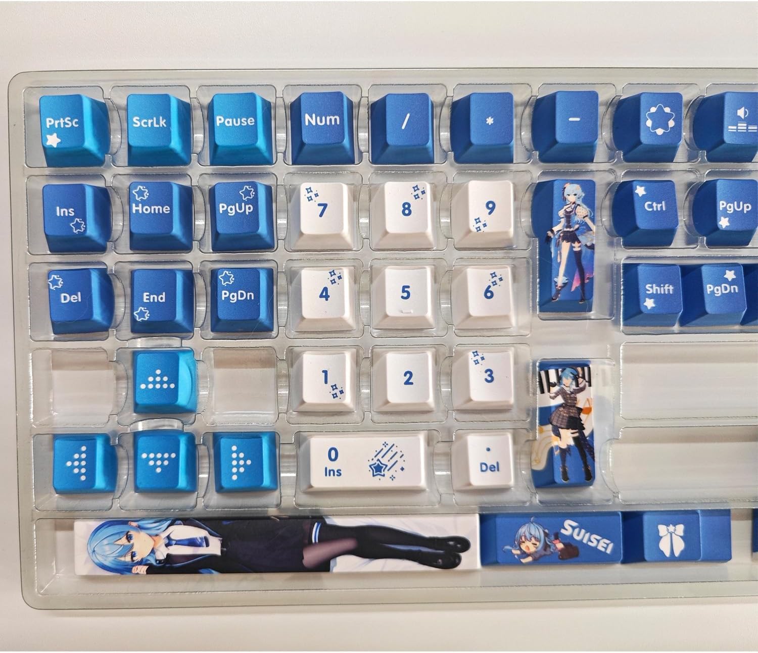 Amazon | 星街すいせい キーキャップ 周辺 グッズ PBT染め 昇華 OEM