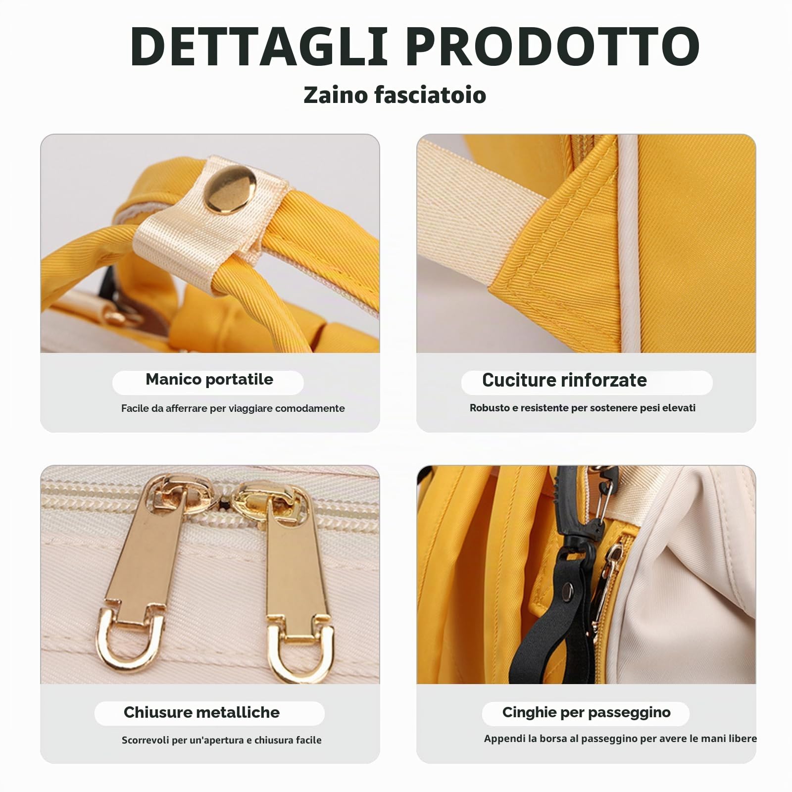 SONARIN Multifunzionale Portatile Zaino Fasciatoio,Grande Capacità Impermeabile Borsa per Pannolini Zaino Mamma Neonato Borsa Fasciatoio da Viaggio con Ganci per Passeggino(Blu)