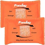 100g x 10 Boîtes Fonday Rechargeable Silica Gel Desiccant Packets Réactiver rapidement Sacs de déshydratant Absorbeurs d'humidité pour les bacs de stockage, Valises, Coffre-fort, 3D Filaments, électronique
