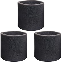 3 Pack 90585 Foam Sleeve Filter Replacements for Shop Vac for Vacmaster & for Genie Shop Wet Dry Vacuums, VF2001 Foam Filter for Wet Dry Vacuum Cleaner