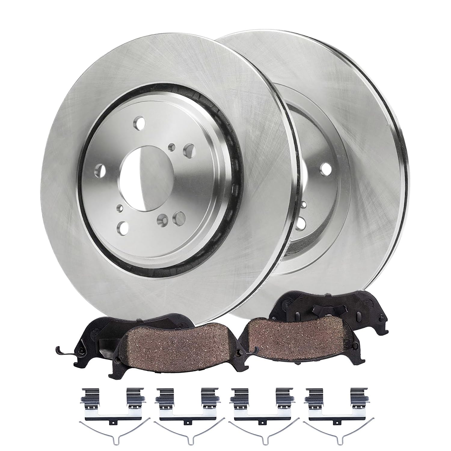 Detroit Axle - Front Brake Kit for Acura 2014 2015 2016 MDX, Disc Brakes Rotors Ceramic Brake Pads Replacement: 12.60" inch Rotors