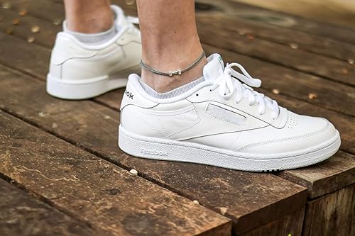 Miniatura 3 de Dumbbell anklet, Mens ankle bracelet, gray anklet for men silver barbell bodybuilding jewelry, gift for him, weight lifting crossfit fitness