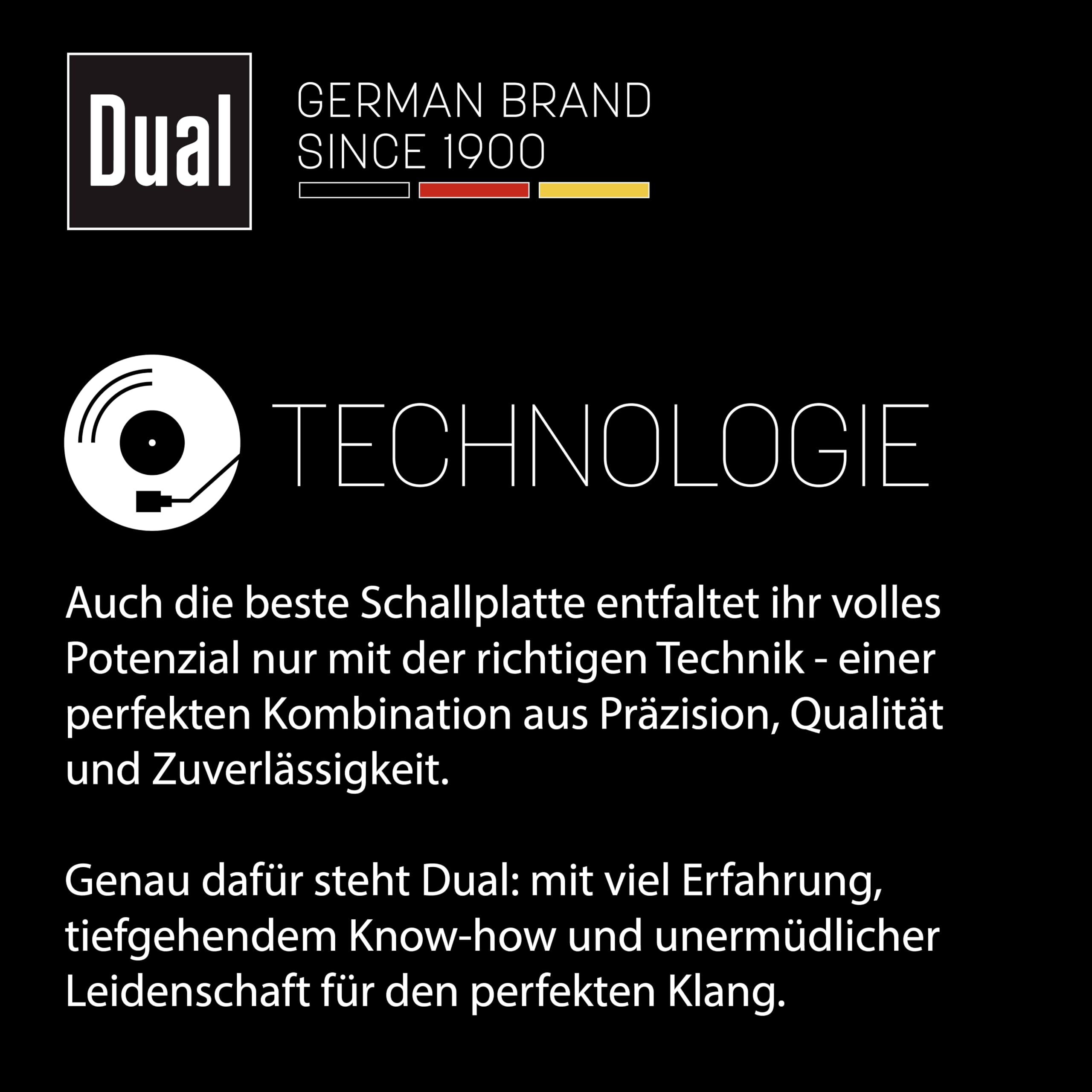 Dual DTJ Tourne-Disque DJ USB, système de tête magnétique, Aiguille Pitch (33/45 Tours/Min, éclairage, USB) Entraînement Direct avec Fonction DJ (Noir) Noir