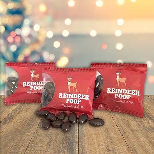 Miniatura 2 de Chocolates para rellenar calcetines de caca de reno, divertido regalo de Navidad para niños, hombres y mujeres, regalo perfecto de elefante blanco