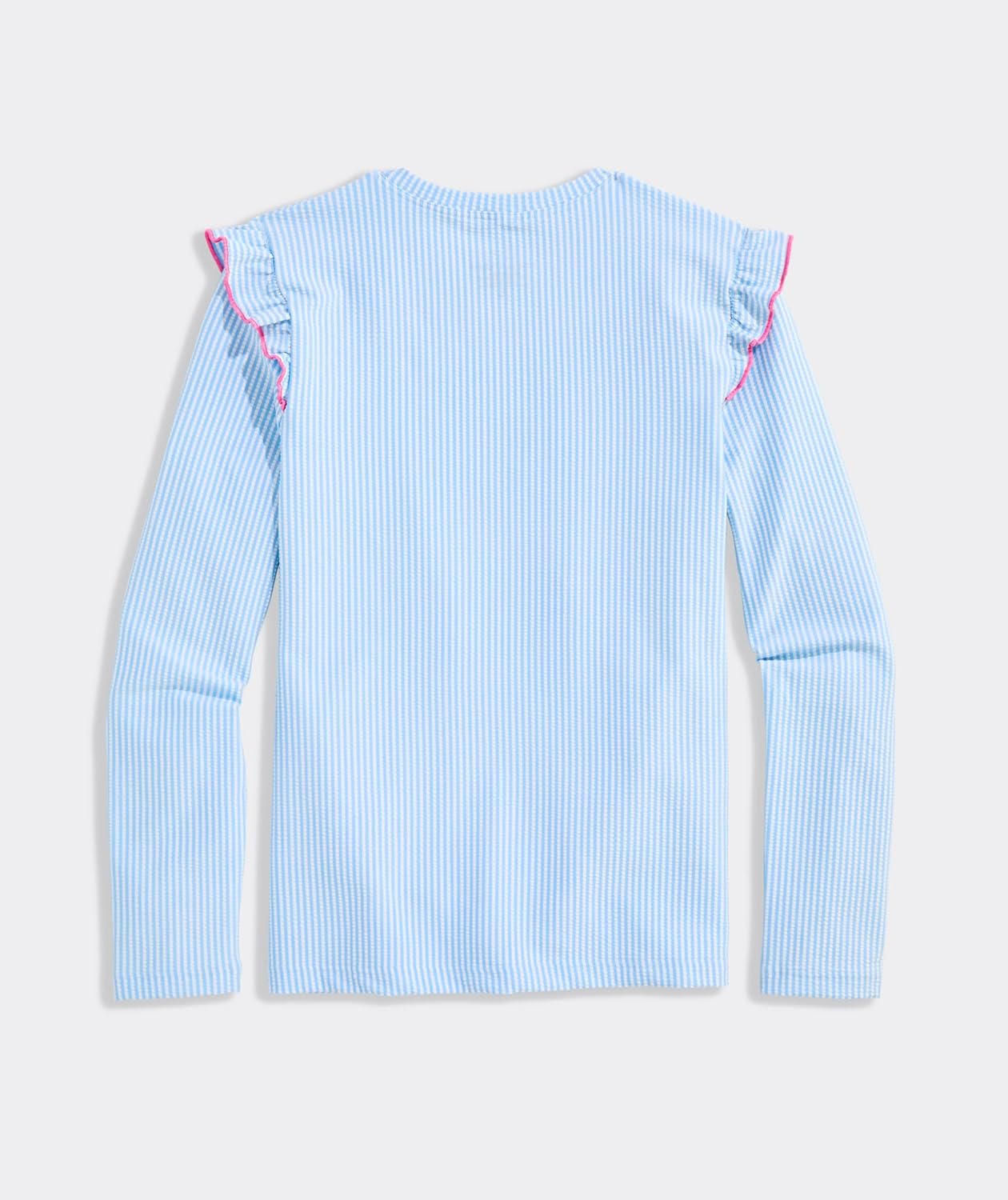 Vineyard Vines Girls' Girls' Seersucker Ruffle Rashguard