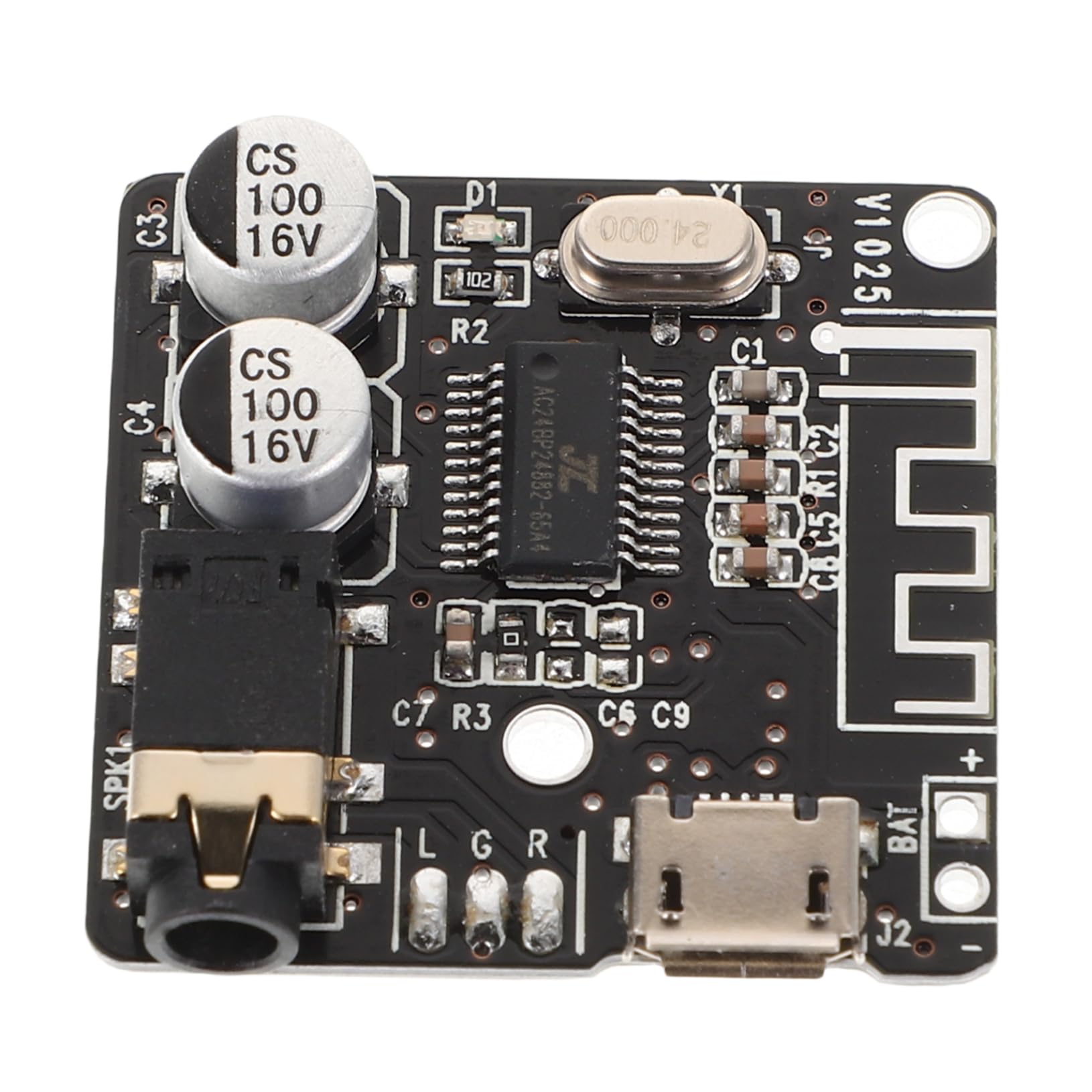 SOLUSTRE Audio Module for Car Speaker DIY Audio Board DIY Modification Accessories for Enhanced Sound Quality