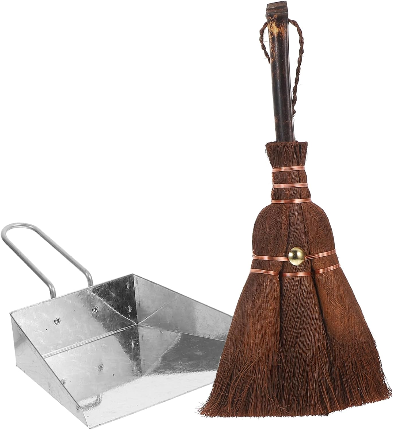 Ipetboom 2sets Professional Pet Cleaning Dustpan Set Multi-Function Scoop and Whisk Broom for Effortless Pet Mess Cleanup Lightweight