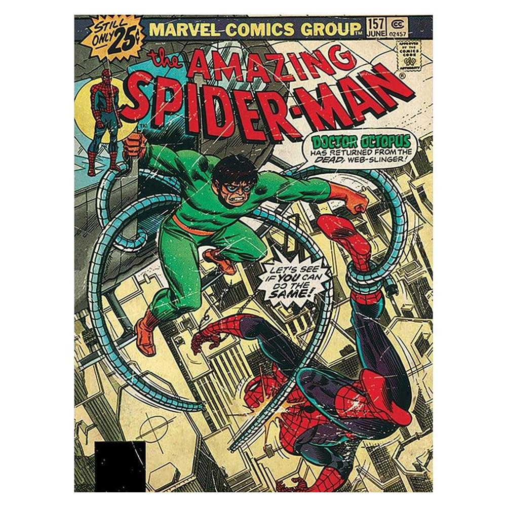 Marvel Spiderman - Canvas Print - 60x80cm - Multi