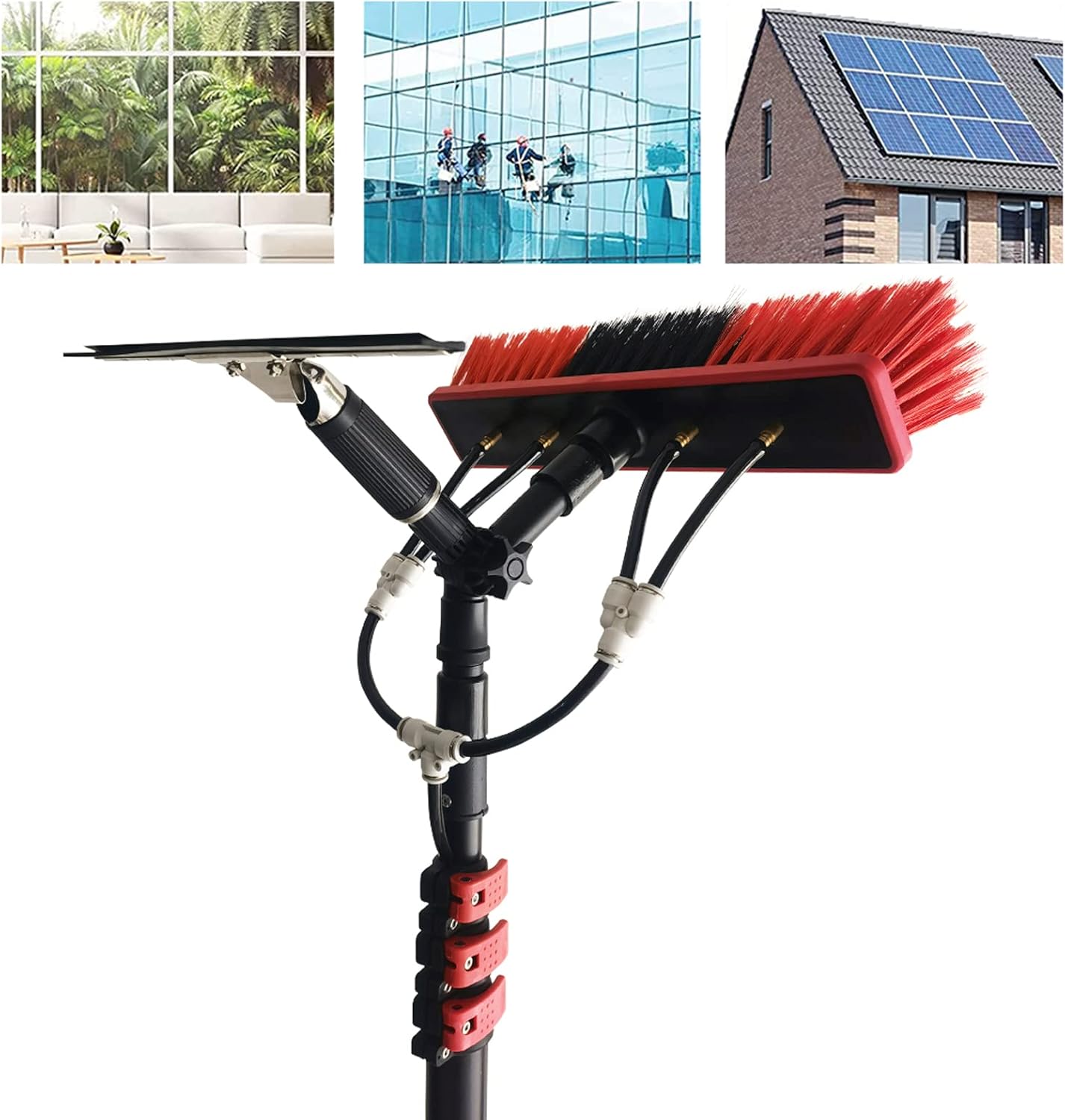 ATRNA Window Cleaning Pole, Window Cleaner Water/Hose Fed