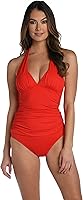 Vista 1 de La Blanca Traje de baño tankini con cuello halter para mujer Island Goddess