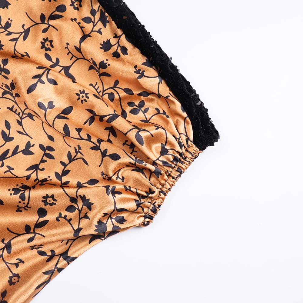 HD Women's Sequin African Bubu Dress Front Slit Stylish Plus Size Gown - Image 5