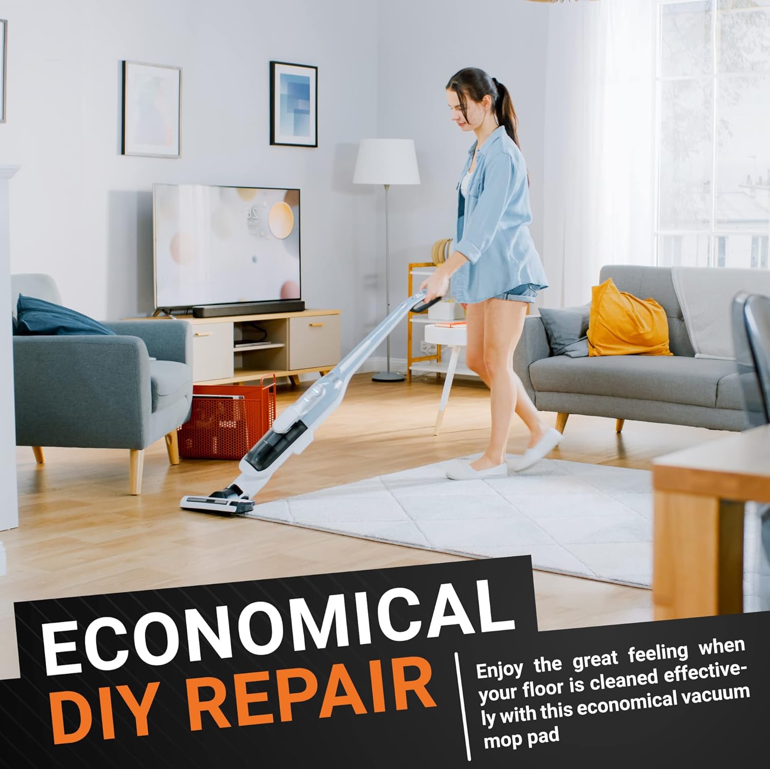 BlueStars 10 Pack Replacement Microfiber Steam Mop Pads Compatible with Bissell PowerEdge Lift-Off Steam Mop Cleaner Series 2078 20781 2165