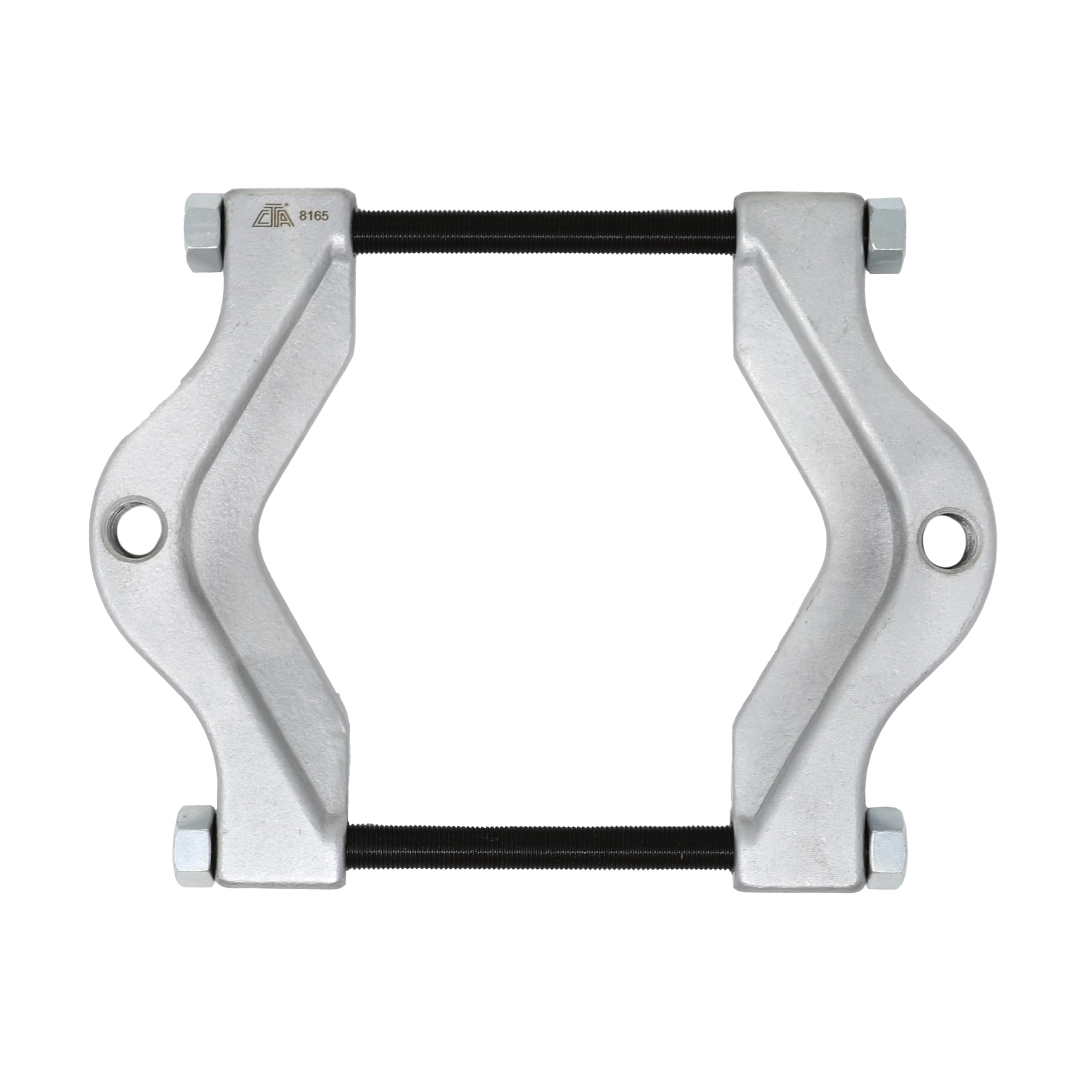 CTA Tools 8165 V-Belt Pulley Puller - Gear Puller with Secure V-Groove Clamp, Compatible with Pullers and Push-Pullers, Flywheel Puller with 5-7/8 Max and 1-3/4 Min Spread, 5/8-18 Threaded Hole