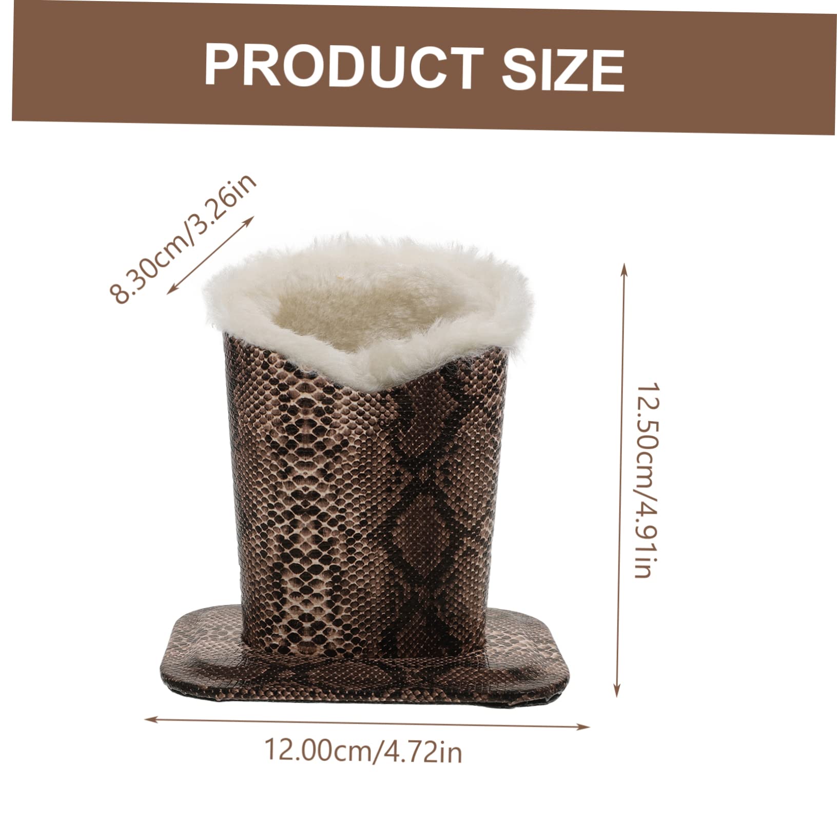 ULTECHNOVO 4pezzi Portaocchiali Peluche Elegante Con Design Aperto Organizer Per Occhiali Da Tavolo Per Casa e Ufficio Per Mantenere Tuo Spazio Ordinato e Pulito