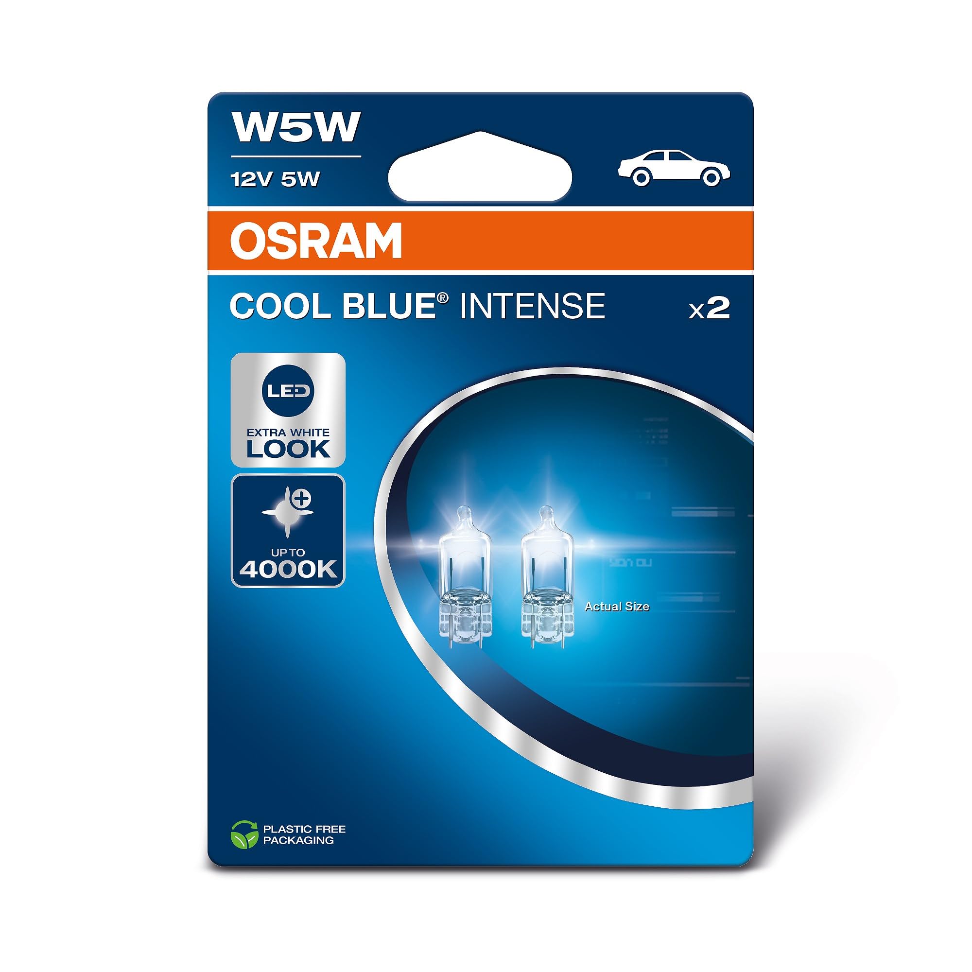 Fits OSRAM OSR2825CBN-2BL Light bulb W5W Cool Blue Intense NextGen (2 ⭐UK Stock⭐