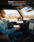 WOLFBOX G900 PRO Mirror Dash Cam with STARVIS 2 IMX678, 12 inches Rear View Mirror Camera with Front 4K and Rear 2.5K, Included 128GB Card, Voice Control, 5.8GHz WiFi, GPS & G-Sensor, Loop Recording