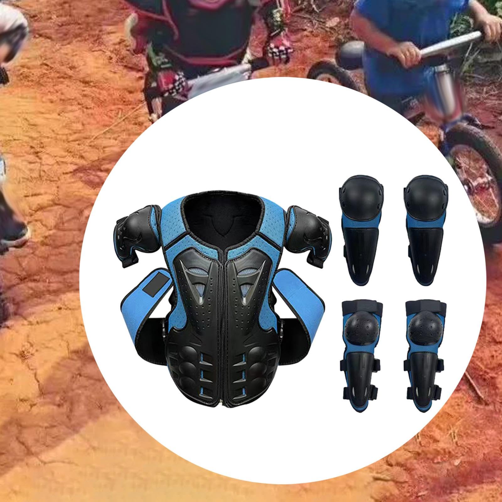 Attrezzatura per Moto da Cross per Bambini, Attrezzatura da Motocross, Protezione per Il Torace, Attrezzatura Protettiva per Moto, per Bambini Piccoli